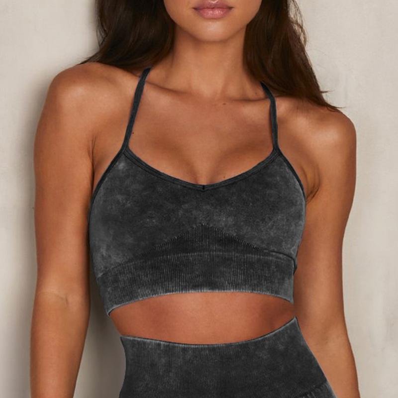 Seamless Yoga Set Women Fitness Sportswear Sports Suits Gym Clothing Workout Clothes Two Piece Set High Waist Leggings Crop Top