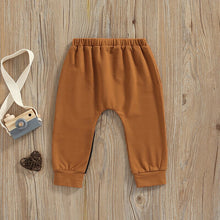 Load image into Gallery viewer, New 2022 Stripe Patchwork Children Zipper Ankle-length Pants for Baby Boys Pants Harem Pants for Kids Child

