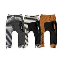 Load image into Gallery viewer, New 2022 Stripe Patchwork Children Zipper Ankle-length Pants for Baby Boys Pants Harem Pants for Kids Child
