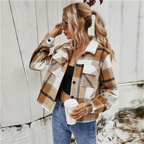 Sexy flannel jacket