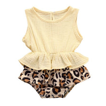 Load image into Gallery viewer, Aliyahs Leopard Layered romper
