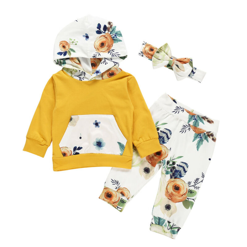 Neviah's bloom two pieces hooded set