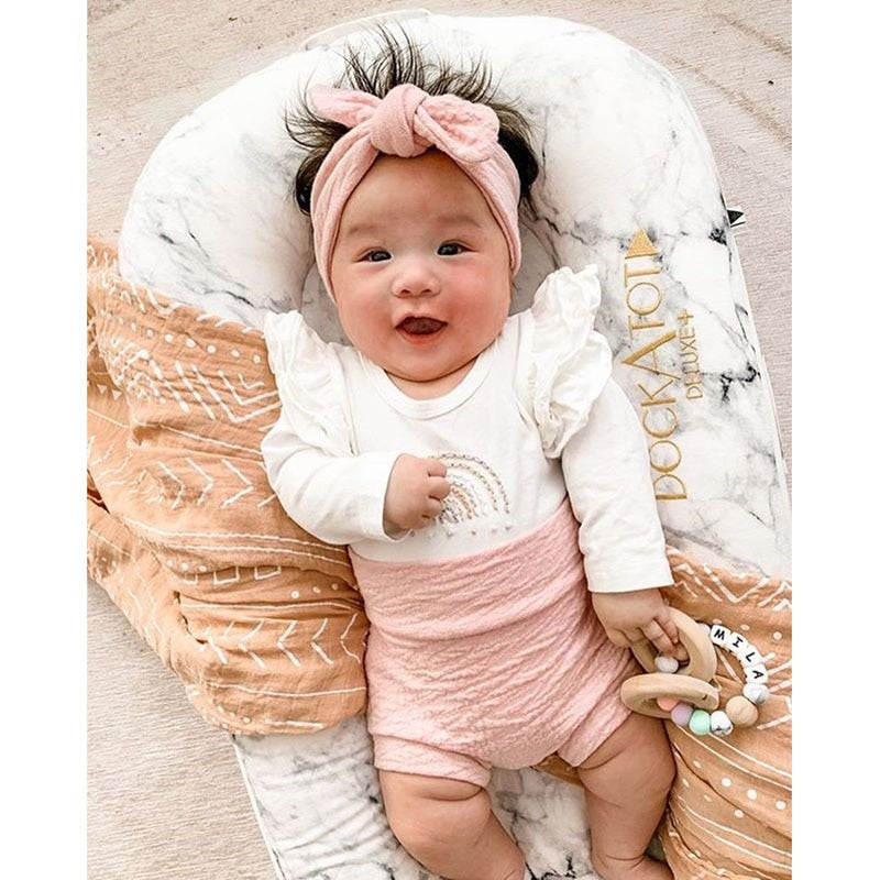 Tiah's rainbow baby high waist outfit